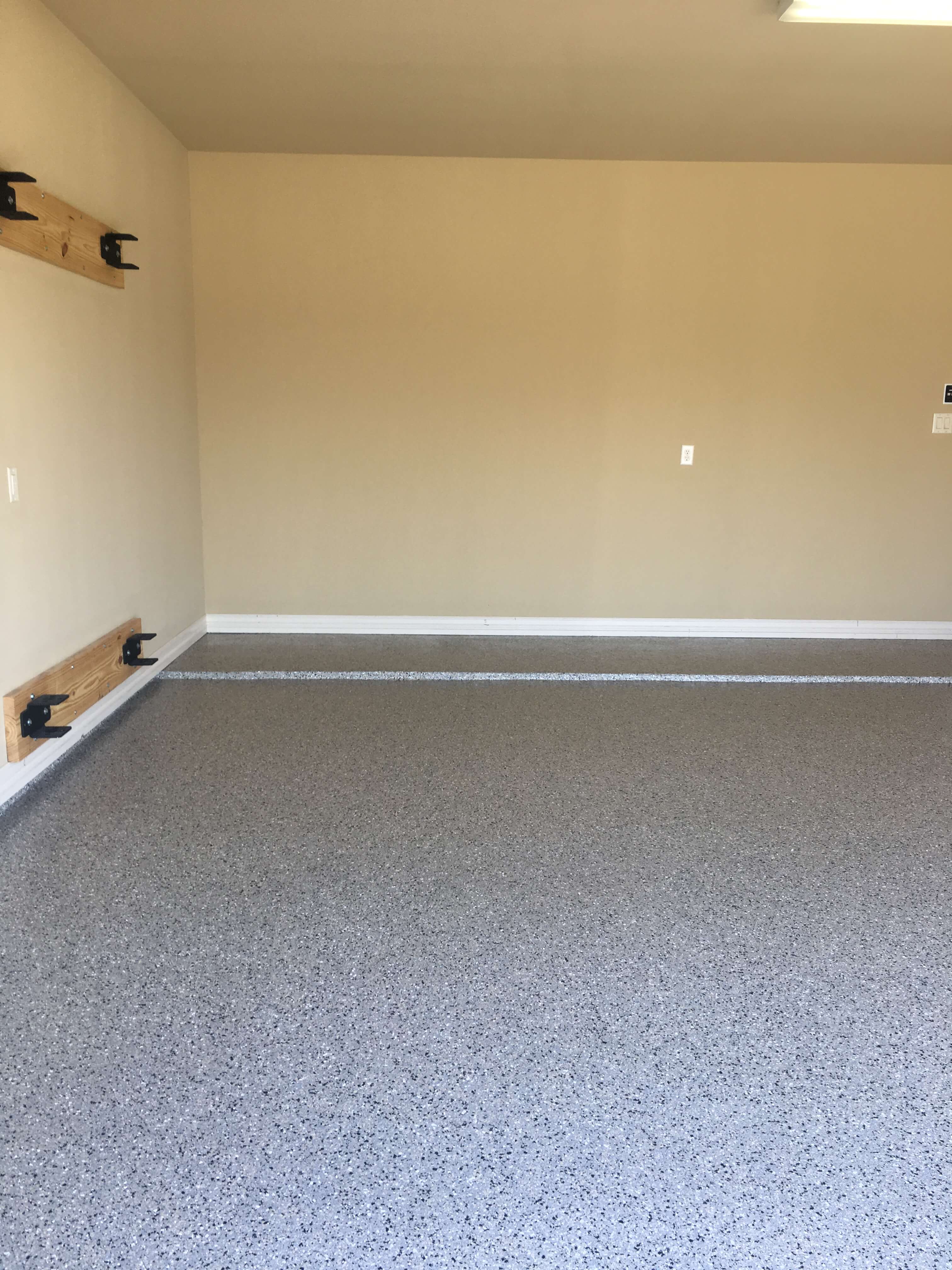Garage floor after Herd coating